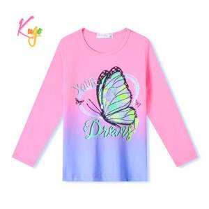 Dívčí tričko - KUGO PC3811, celorůžové Barva: Růžová, Velikost: 98