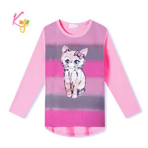 Dívčí tričko - KUGO HC0747, světle růžová Barva: Růžová, Velikost: 98