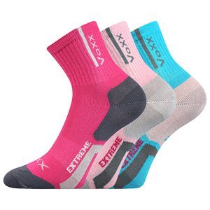Dívčí ponožky VoXX - Josífek 02, růžová, tyrkysová Barva: Růžová, Velikost: 30-34