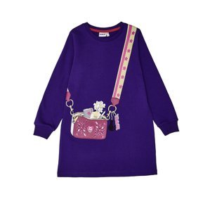 Dívčí šaty - Winkiki WJG 92588, fialová Barva: Fialová, Velikost: 146