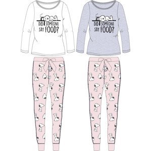 Snoopy - licence Dívčí pyžamo - Snoopy 5204558, bílá / světlonce růžová Barva: Bílá, Velikost: 134