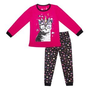 Dívčí pyžamo - Wolf S2352B, sytě růžová Barva: Růžová, Velikost: 110