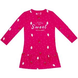 Dívčí noční košile - Wolf S2381, sytě růžová Barva: Růžová, Velikost: 110