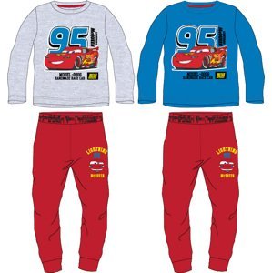 Auta - Cars - licence Chlapecké pyžamo - Auta 52049925 modrá / červená Barva: Modrá, Velikost: 98