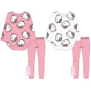 Hello Kitty - licence Dívčí pyžamo - Hello Kitty 52042349, šedý melír Barva: Šedá, Velikost: 110