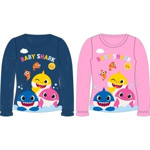 Dívčí tričko - Baby Shark 5202002, tmavě modrá Barva: Modrá tmavě, Velikost: 92