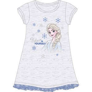 Frozen - licence Dívčí noční košile - Frozen 5204A336, světle šedý melír Barva: Šedá, Velikost: 98-104