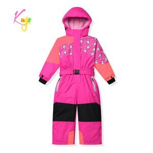 Dívčí zimní kombinéza - KUGO PB9910, růžová Barva: Růžová, Velikost: 86