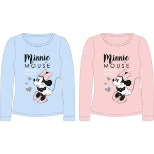 Minnie Mouse - licence Dívčí tričko - Minnie Mouse 52027831, světle lososová Barva: Lososová, Velikost: 98