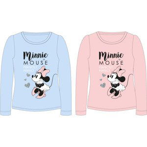 Minnie Mouse - licence Dívčí tričko - Minnie Mouse 52027831, světle lososová Barva: Lososová, Velikost: 104