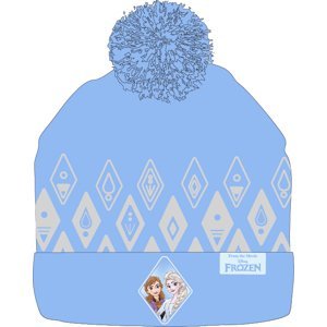 Frozen - licence Dívčí zimní čepice - Frozen 5239B152, světle modrá Barva: Modrá, Velikost: velikost 52