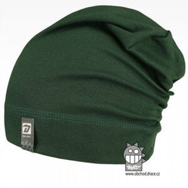 Bavlněná čepice Dráče - Alan 24, lahvově zelená Barva: Zelená, Velikost: 50-52