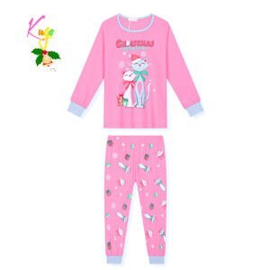 Dívčí pyžamo - KUGO MP3825, světle růžová Barva: Růžová světlejší, Velikost: 116