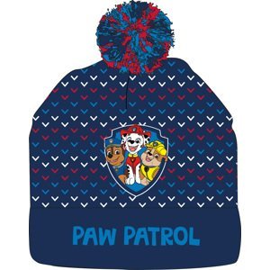 Paw Patrol - Tlapková patrola -Licence Chlapecká zimní čepice - Paw Patrol 52392423, tmavě modrá Barva: Modrá tmavě, Velikost: velikost 52