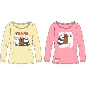 WE BARE BEARS Dívčí tričko - Mezi námi medvědy 5202692, růžová Barva: Růžová, Velikost: 140