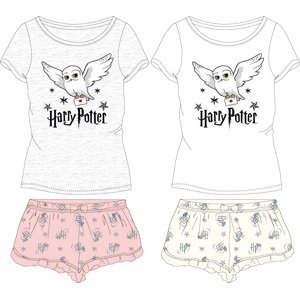 Harry Poter - licence Dívčí pyžamo - Harry Potter 5204410, šedý melír / světle růžová Barva: Šedá, Velikost: 134-140