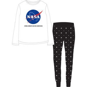 Nasa - licence Dívčí pyžamo - NASA 5204394, bílá / černá Barva: Bílá, Velikost: 134-140