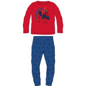 Spider Man - licence Chlapecké velurové pyžamo - Spider-Man 52041553, červená / modrá Barva: Červená, Velikost: 116-128