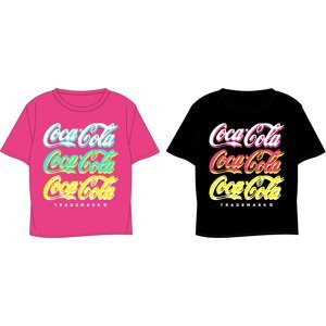 Coca-Cola - licence Dívčí tričko - Coca-Cola 5202020, černá Barva: Černá, Velikost: 164