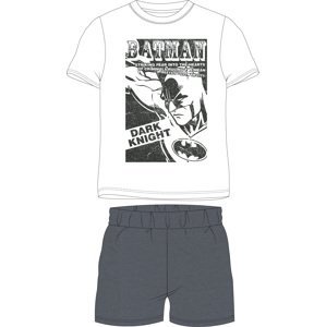 Batman - licence Chlapecké pyžamo - Batman 5204385, bílá / antracit Barva: Bílá, Velikost: 140