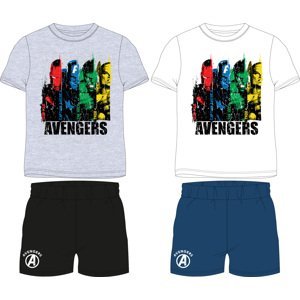 Avangers - licence Chlapecké pyžamo - Avengers 5204438, bílá / modrá Barva: Bílá, Velikost: 146-152