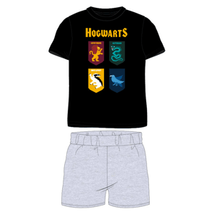 Harry Poter - licence Chlapecké pyžamo - Harry Potter 5204484, černá / světle šedý melír Barva: Černá, Velikost: 146