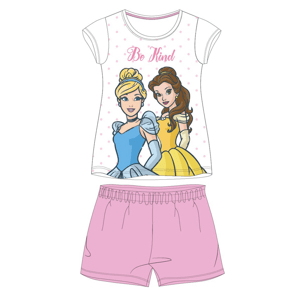 Princess - licence Dívčí pyžamo - Princess 52049465, bílá / růžová Barva: Růžová, Velikost: 104