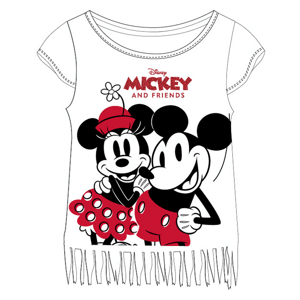 Minnie Mouse - licence Dívčí tričko - Minnie Mouse 52029474, bílá Barva: Bílá, Velikost: 140