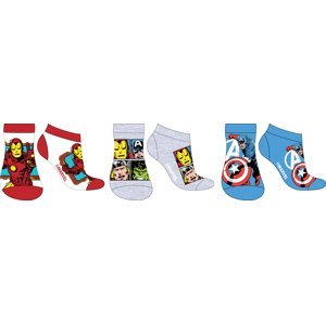 Avangers - licence Chlapecké kotníkové ponožky - Avengers 5234568, mix barev Barva: Mix barev, Velikost: 31-34