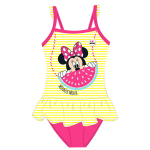 Minnie Mouse - licence Dívčí plavky - Minnie Mouse 5244B541, žlutá Barva: Žlutá, Velikost: 116-122