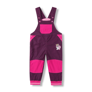 Dívčí laclové outdoorové kalhoty - KUGO G8557, fialovorůžová Barva: Fialovorůžová, Velikost: 74