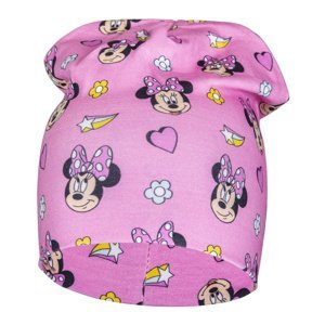 Minnie Mouse - licence Dívčí čepice - Minnie Mouse 23-1145, světle růžová Barva: Růžová, Velikost: velikost 52