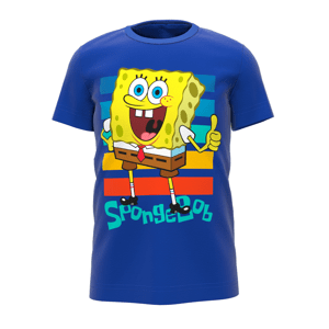 SpongeBob v kalhotách - licence Chlapecké tričko - SpongeBob v kalhotách 5202209, modrá Barva: Modrá, Velikost: 104