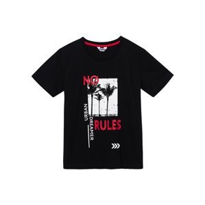 Chlapecké tričko - Winkiki WJB 31127, černá No Rules Barva: Černá, Velikost: 152