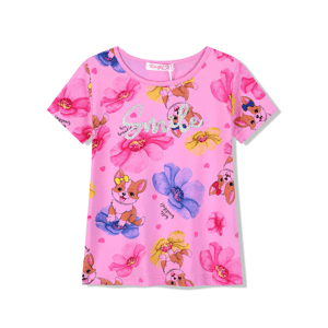 Dívčí tričko - KUGO FC1059, růžová Barva: Růžová, Velikost: 98