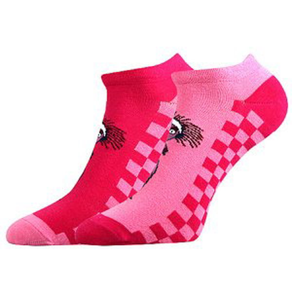Dívčí kotníkové ponožky Boma - Lichožrouti S, Žiletka Barva: Růžová, Velikost: 27-32