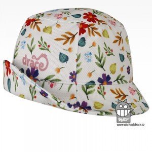 Funkční letní klobouk Dráče - Florida 37, bílá, kytka Barva: Bílá, Velikost: 46-48