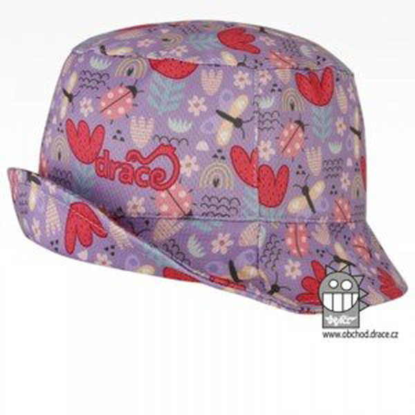 Funkční letní klobouk Dráče - Florida 34, fialková, louka Barva: Fialková, Velikost: 48-50