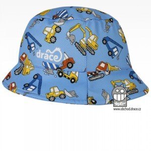 Funkční letní klobouk Dráče - Florida 30, modrá, stavební stroje Barva: Modrá, Velikost: 46-48