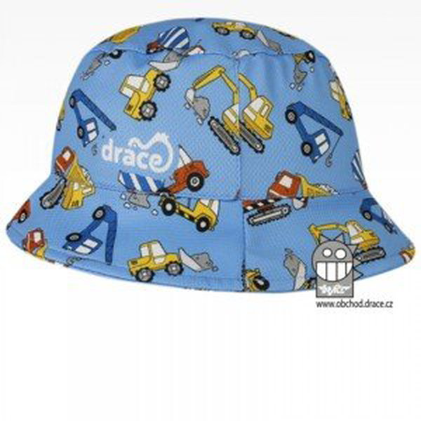 Funkční letní klobouk Dráče - Florida 30, modrá, stavební stroje Barva: Modrá, Velikost: 50-52