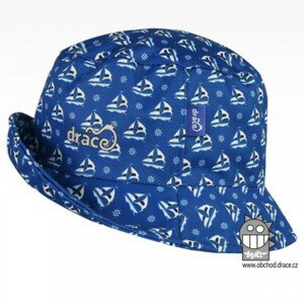 Funkční letní klobouk Dráče - Florida 19, modrá, lodě Barva: Modrá, Velikost: 52-54