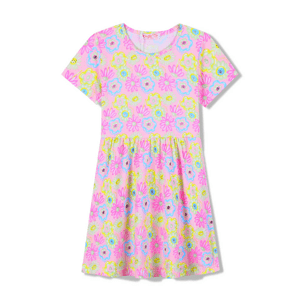 Dívčí šaty - KUGO CS1066, světle růžová Barva: Růžová, Velikost: 116