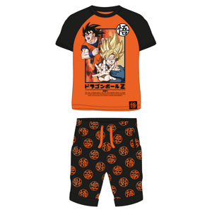 Dragon Ball - licence Chlapecký letní komplet - Dragon Ball 5212062, oranžová / černá Barva: Oranžová, Velikost: 128