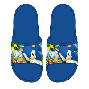 Ježek SONIC - licence Chlapecké pantofle - Ježek Sonic 5251041, modrá Barva: Modrá, Velikost: 25-26