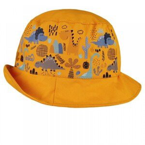Bavlněný letní klobouk Dráče - Mallorca 32, hořčicová, dino Barva: Žlutá, Velikost: 50-52