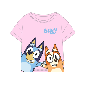 Bluey - licence Dívčí tričko - Bluey 5202013, růžová Barva: Růžová, Velikost: 110