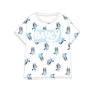 Bluey - licence Dívčí tričko - Bluey 5202020, bílá Barva: Bílá, Velikost: 92