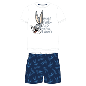 Looney Tunes - licence Chlapecké pyžamo - Looney Tunes 5204587, bílá / tmavě modrá Barva: Bílá, Velikost: 110