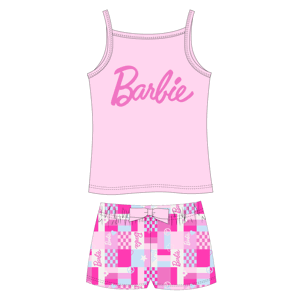 Barbie- licence Dívčí pyžamo - Barbie 5204446, růžová světlejší Barva: Růžová, Velikost: 104