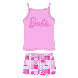 Barbie- licence Dívčí pyžamo - Barbie 5204446, růžová tmavší Barva: Růžová, Velikost: 104